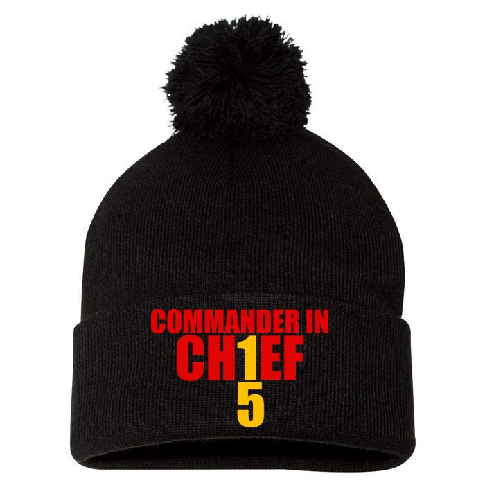 Kansas City Commander In Chief Pom Pom 12in Knit Beanie