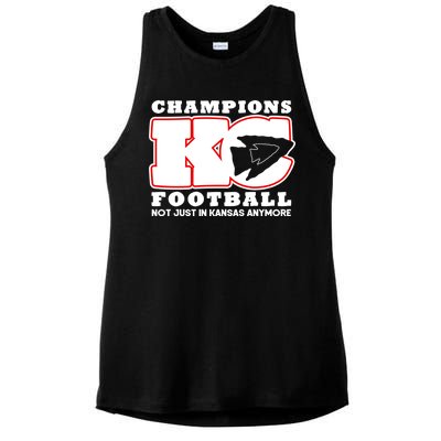 Kansas City Football Champions Ladies PosiCharge Tri-Blend Wicking Tank