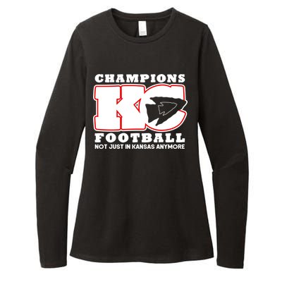 Kansas City Football Champions Womens CVC Long Sleeve Shirt