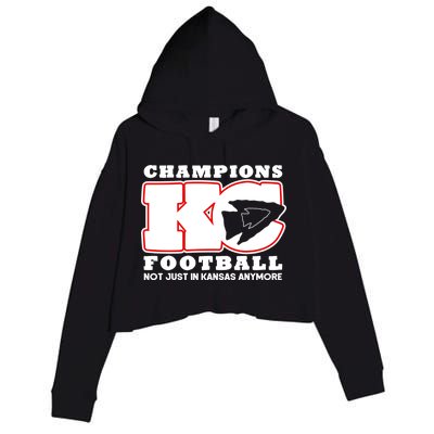 Kansas City Football Champions Crop Fleece Hoodie