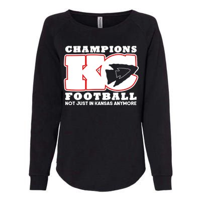 Kansas City Football Champions Womens California Wash Sweatshirt