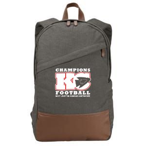 Kansas City Football Champions Cotton Canvas Backpack