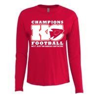 Kansas City Football Champions Womens Cotton Relaxed Long Sleeve T-Shirt