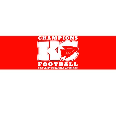 Kansas City Football Champions Bumper Sticker