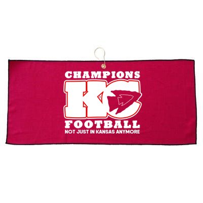 Kansas City Football Champions Large Microfiber Waffle Golf Towel