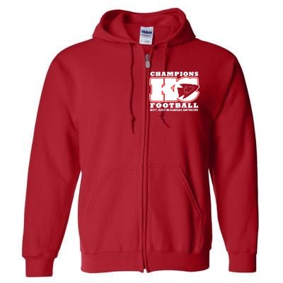 Kansas City Football Champions Full Zip Hoodie