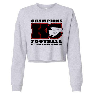 Kansas City Football Champions Cropped Pullover Crew