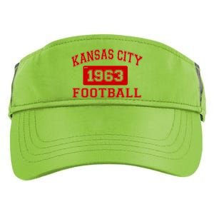 Kansas City Football Est. 1963 Adult Drive Performance Visor