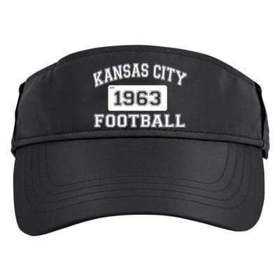 Kansas City Football Est. 1963 Adult Drive Performance Visor