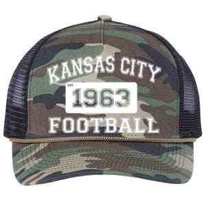 Kansas City Football Est. 1963 Retro Rope Trucker Hat Cap