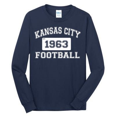 Kansas City Football Est. 1963 Tall Long Sleeve T-Shirt