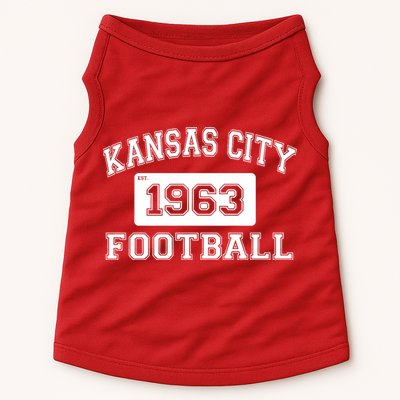 Kansas City Football Est. 1963 Doggie Tank