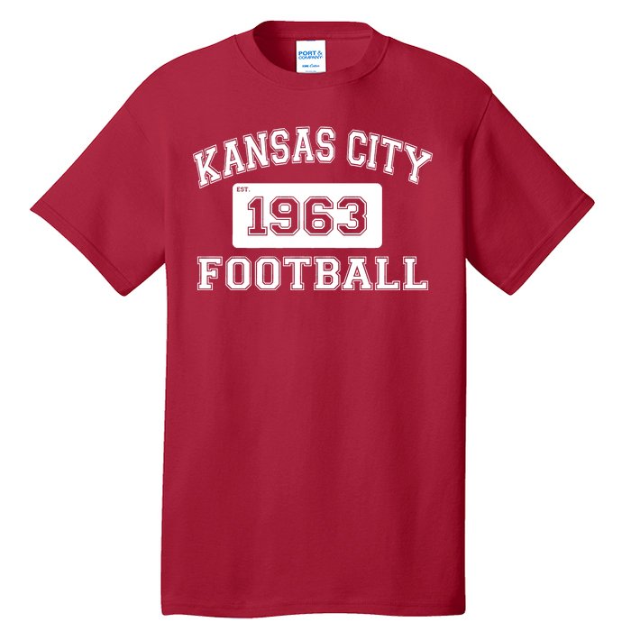 Kansas City Football Est. 1963 Tall T-Shirt