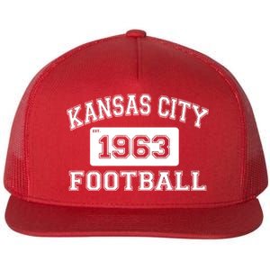 Kansas City Football Est. 1963 Flat Bill Trucker Hat