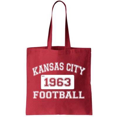 Kansas City Football Est. 1963 Tote Bag