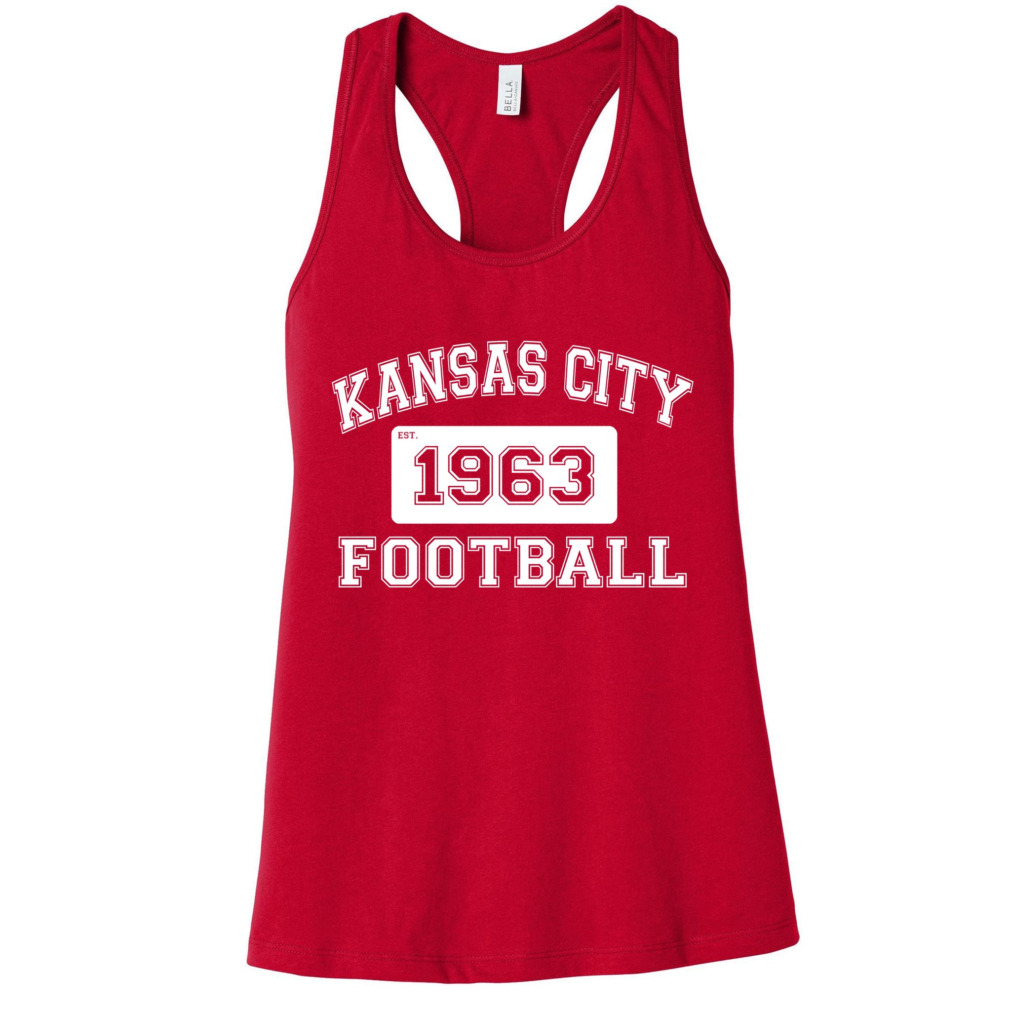 Kansas City Football Est. 1963 Womens Tank Top