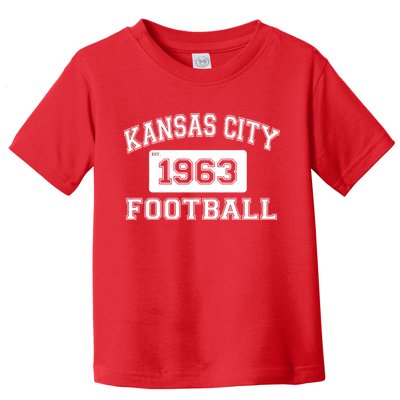 Kansas City Football Est. 1963 Toddler T-Shirt