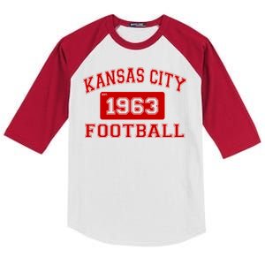 Kansas City Football Est. 1963 Kids Colorblock Raglan Jersey