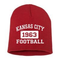 Kansas City Football Est. 1963 Short Acrylic Beanie