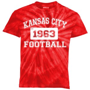 Kansas City Football Est. 1963 Kids Tie-Dye T-Shirt