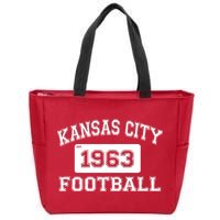 Kansas City Football Est. 1963 Zip Tote Bag