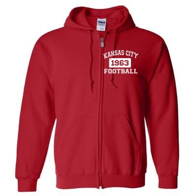 Kansas City Football Est. 1963 Full Zip Hoodie