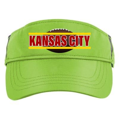 Kansas City Football Logo Adult Drive Performance Visor