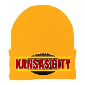 Kansas City Football Logo Knit Cap Winter Beanie