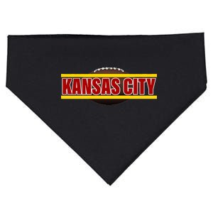 Kansas City Football Logo USA-Made Doggie Bandana