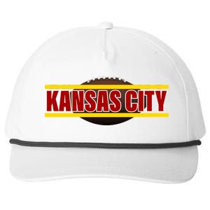 Kansas City Football Logo Snapback Five-Panel Rope Hat