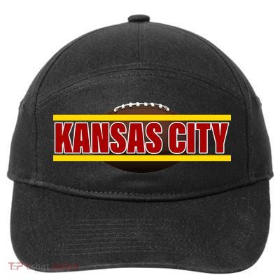 Kansas City Football Logo 7-Panel Snapback Hat