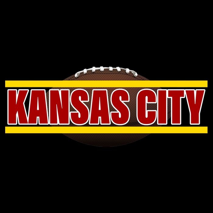 Kansas City Football Logo Drawstring Bag