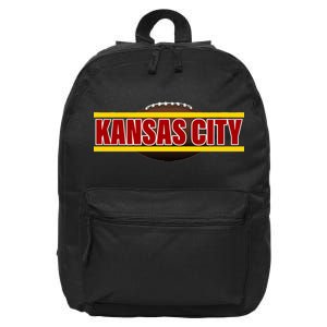 Kansas City Football Logo 16 in Basic Backpack