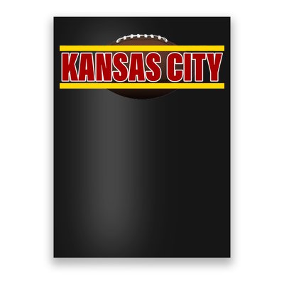 Kansas City Football Logo Poster