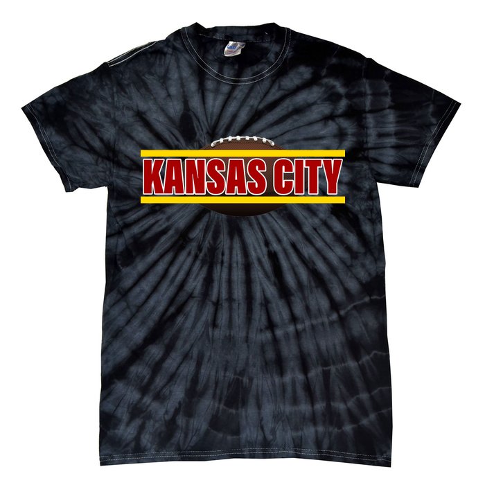 Kansas City Football Logo Tie-Dye T-Shirt