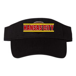 Kansas City Football Logo Valucap Bio-Washed Visor