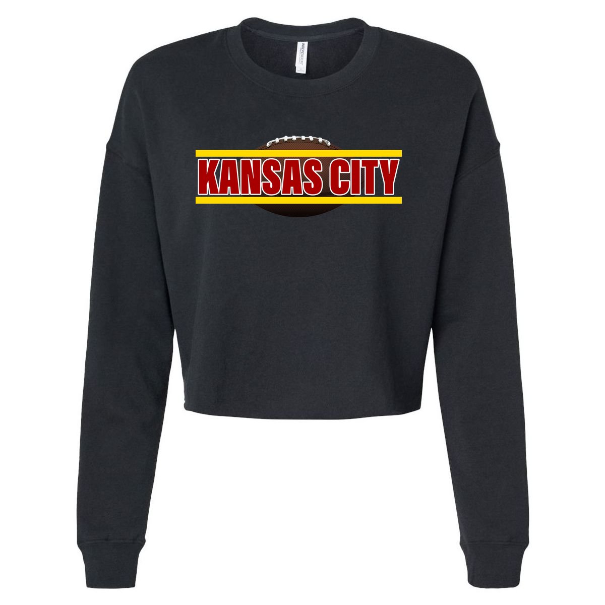 Kansas City Football Logo Cropped Pullover Crew