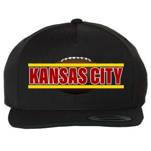 Kansas City Football Logo Wool Snapback Cap