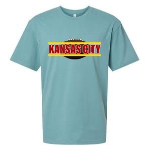 Kansas City Football Logo Sueded Cloud Jersey T-Shirt