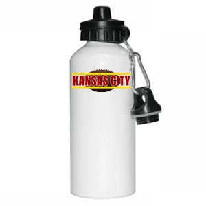 Kansas City Football Logo Aluminum Water Bottle