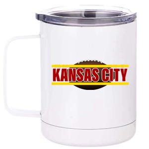 Kansas City Football Logo 12 oz Stainless Steel Tumbler Cup