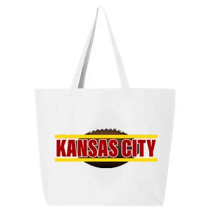 Kansas City Football Logo 25L Jumbo Tote