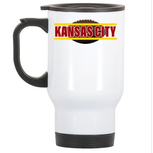 Kansas City Football Logo Stainless Steel Travel Mug