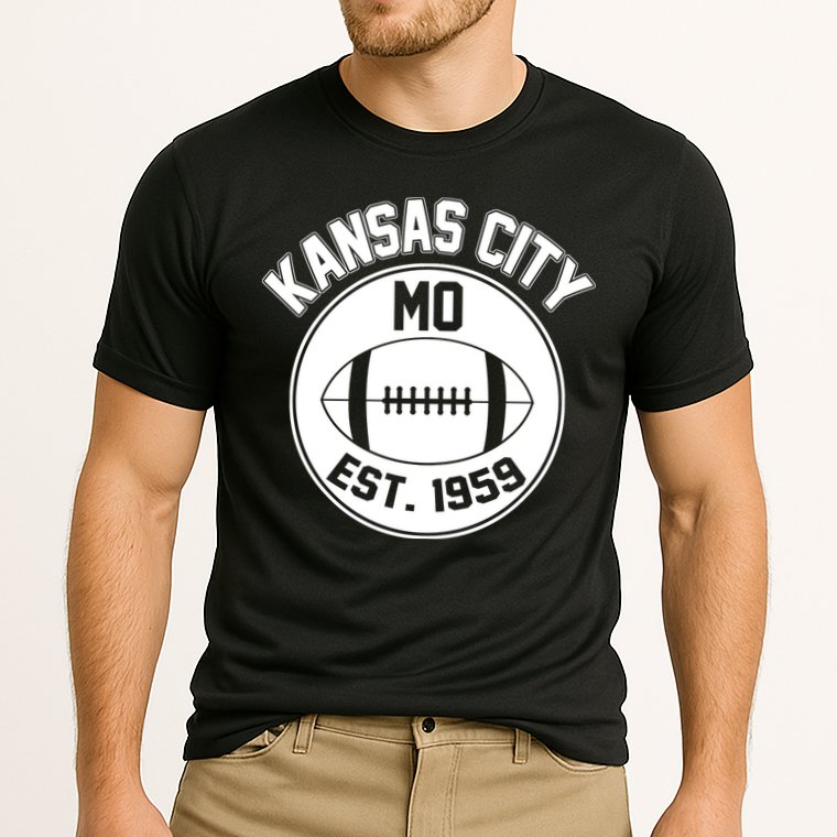 Kansas City Football MO Retro Chief Cooling Performance Crew T-Shirt
