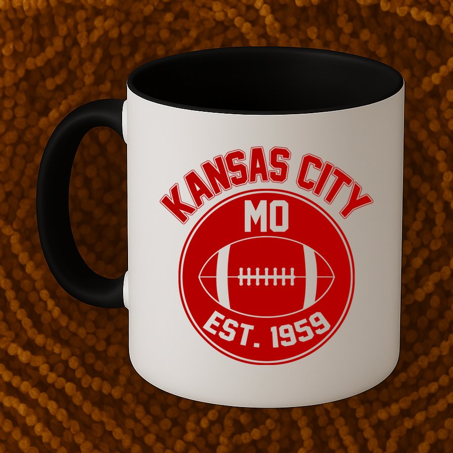 Kansas City Football MO Retro Chief Mug