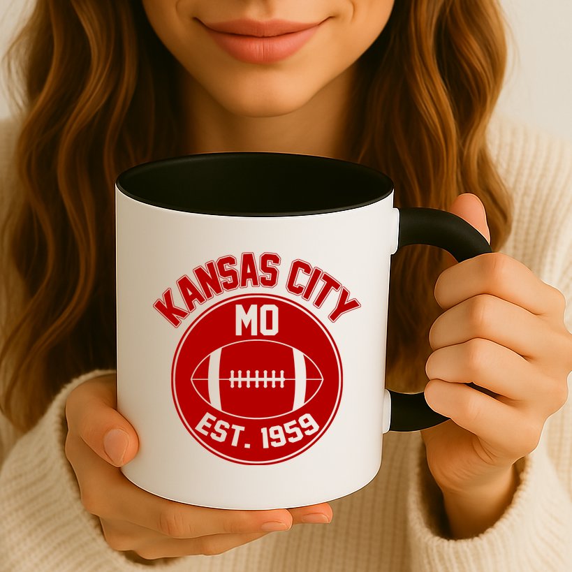 Kansas City Football MO Retro Chief Mug