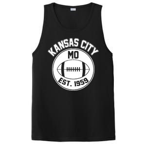 Kansas City Football MO Retro Chief PosiCharge Competitor Tank