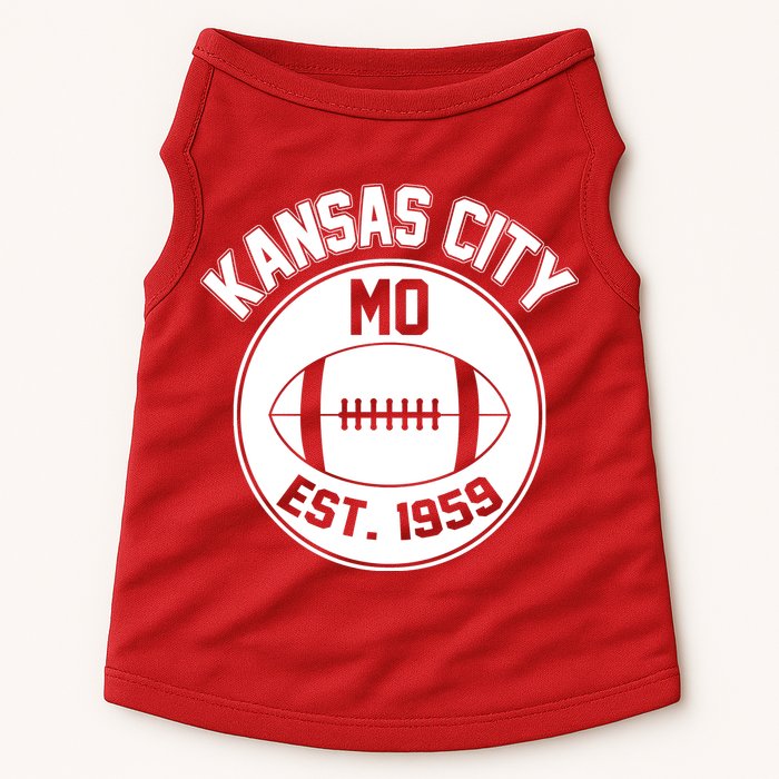 Kansas City Football MO Retro Chief Doggie Tank