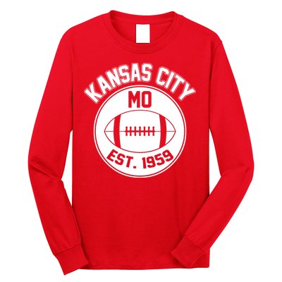 Kansas City Football MO Retro Chief Long Sleeve Shirt