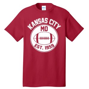 Kansas City Football MO Retro Chief Tall T-Shirt